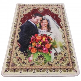 Halı Desenli Kişiye Özel Resimli Halı No:02