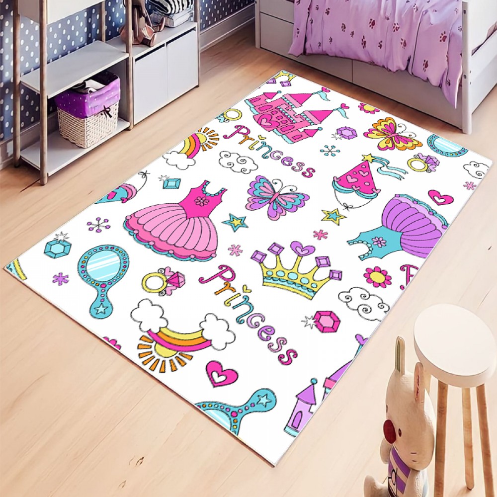 Kişiye Özel Üretim Özelleştirilebilir Kız Çocuk Halısı No: 4001