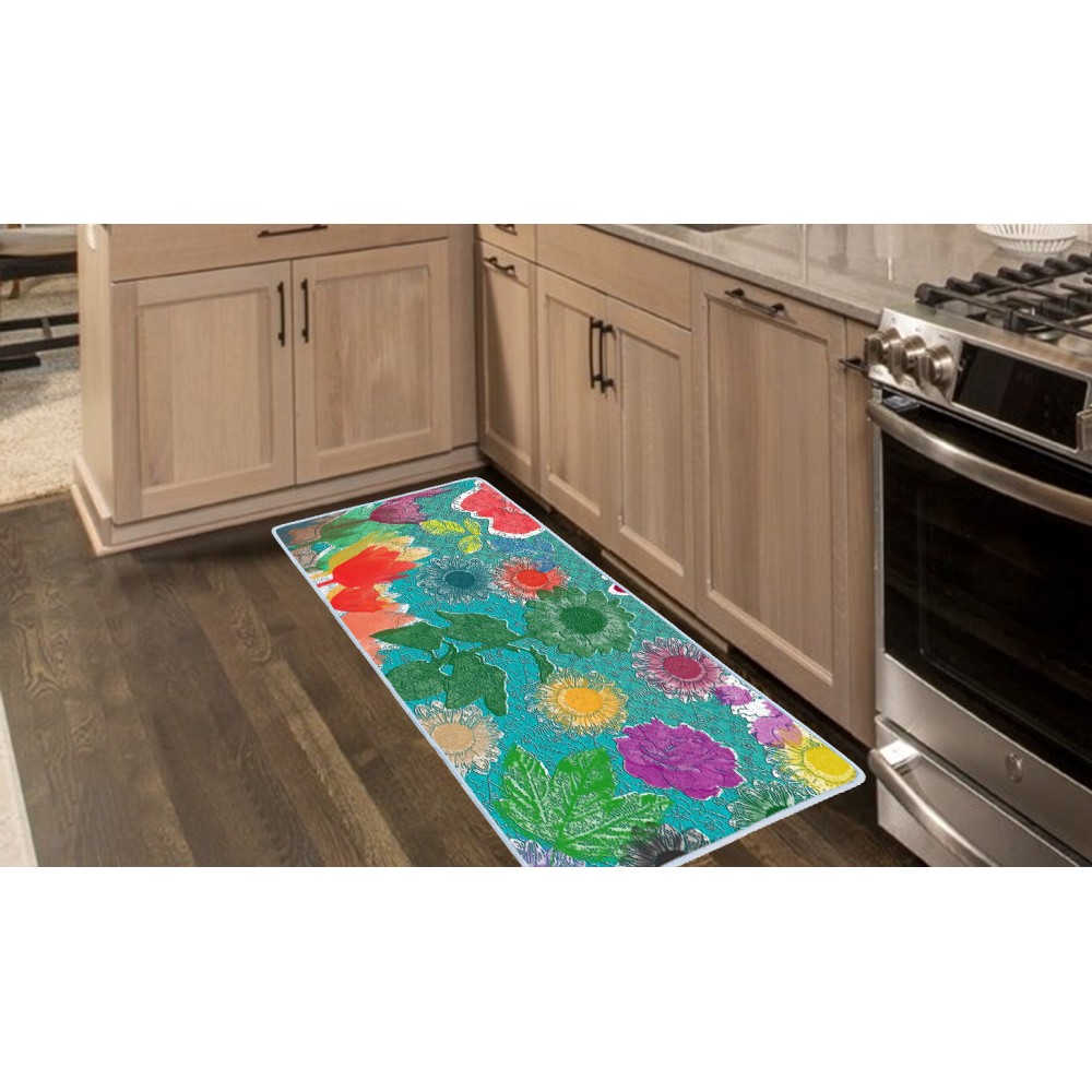 Kaymaz Taban Tezgah Önü Mutfak Paspası 75x150 cm No: 564