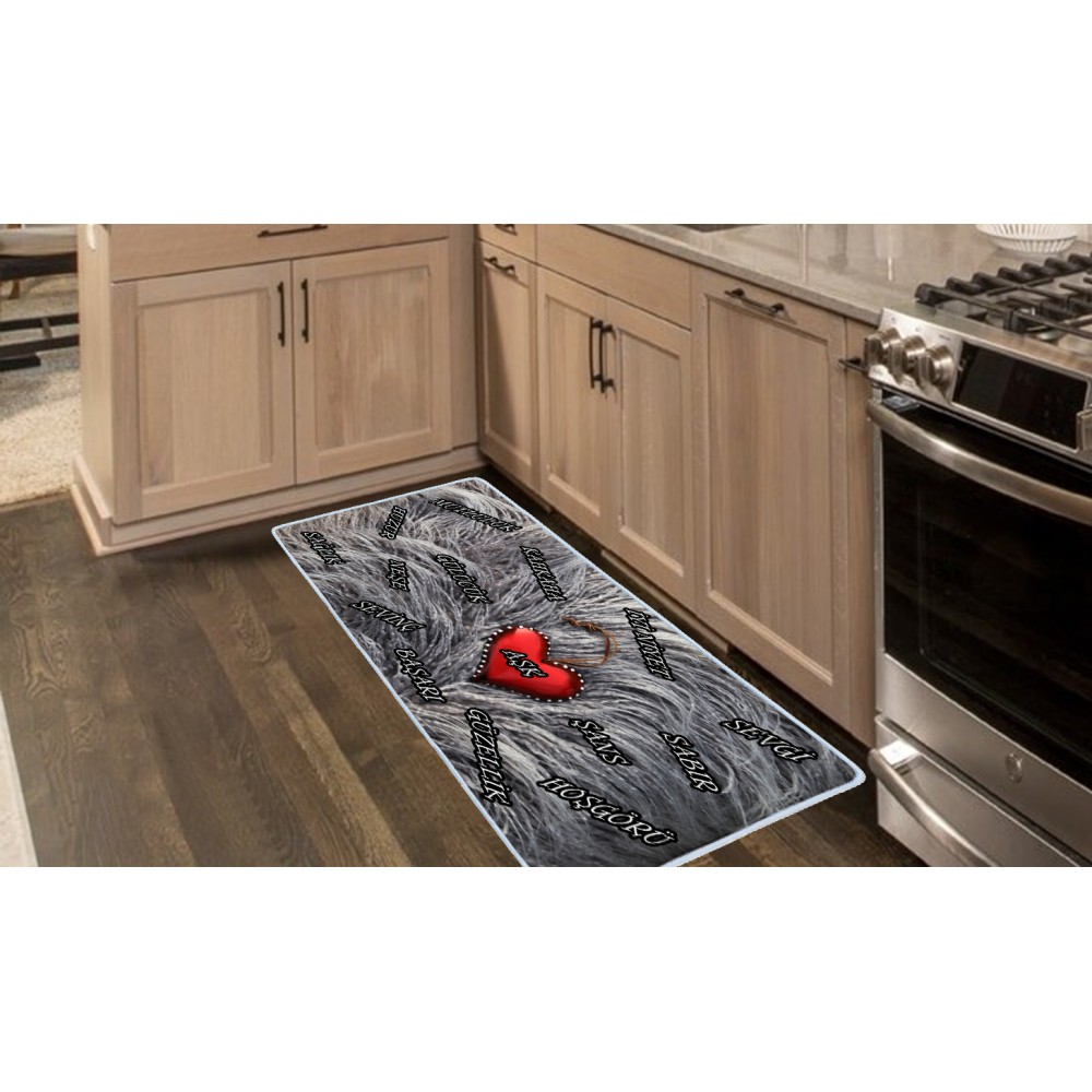 Kaymaz Taban Tezgah Önü Mutfak Paspası 75x150 cm No: 570