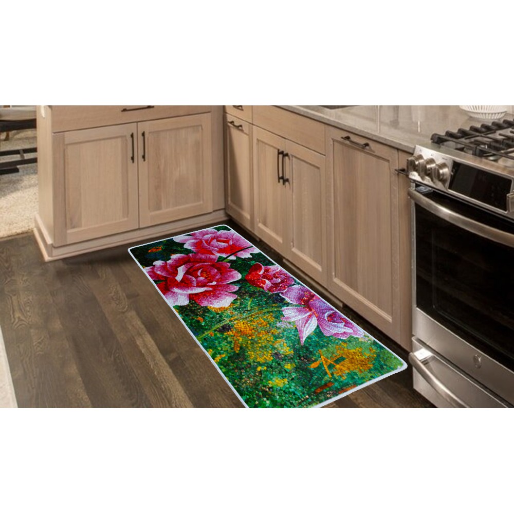 Kaymaz Taban Tezgah Önü Mutfak Paspası 75x150 cm No: 580