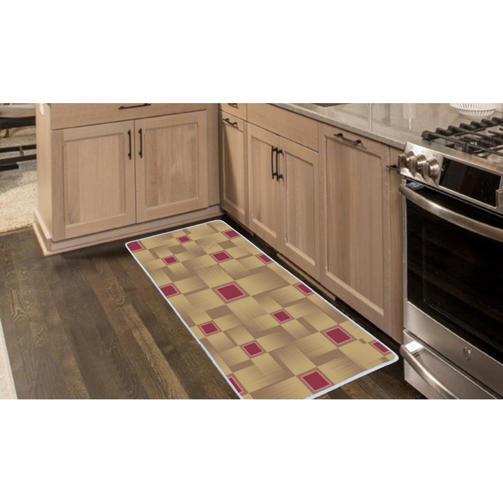 Kaymaz Taban Tezgah Önü Mutfak Paspası 75x150 cm No: 585