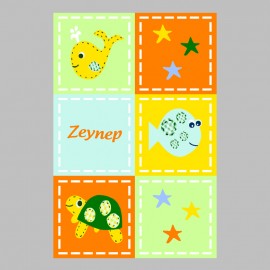 Kişiye Özel Üretim Özelleştirilebilir Erkek Çocuk Halısı No: 1117