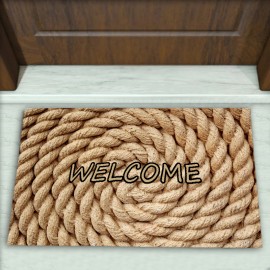 Halat Desenli Dekoratif Kapı Önü Paspası No: 1026