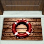 Parke Can Simit Desenli Dekoratif Kapı Önü Paspası No: 1377