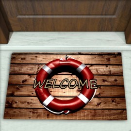 Parke Can Simit Desenli Dekoratif Kapı Önü Paspası No: 1377