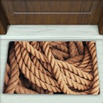 Halat Desenli Dekoratif Kapı Önü Paspası No: 1603