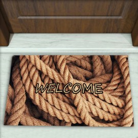 Halat Desenli Dekoratif Kapı Önü Paspası No: 1603