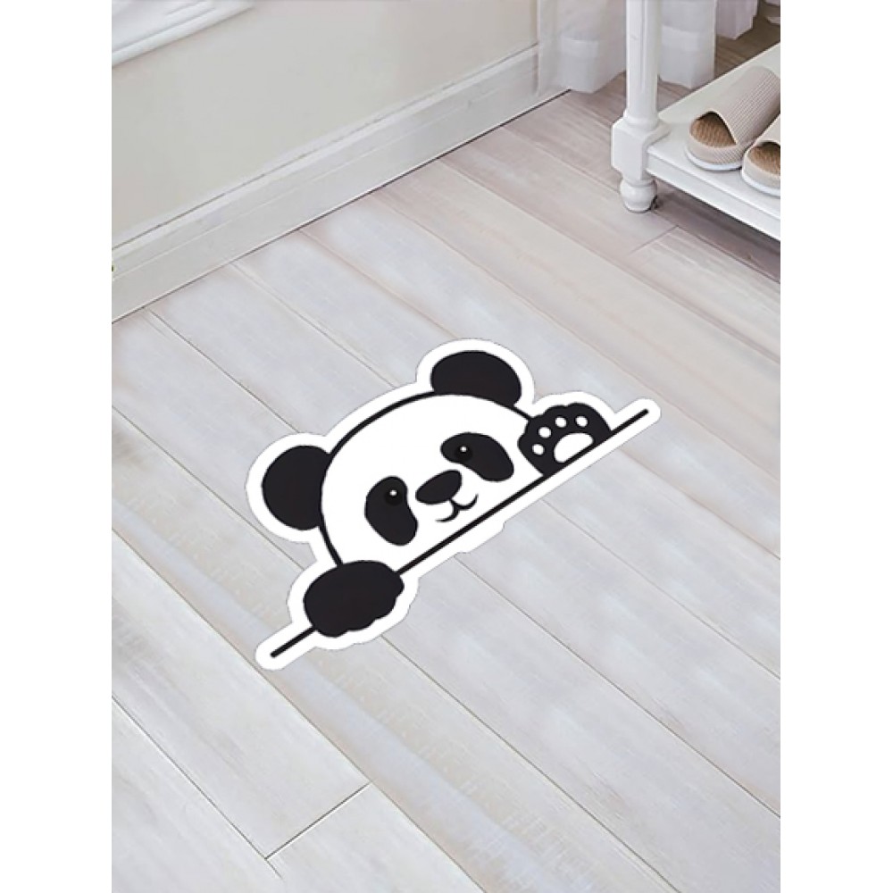 Özel Kesim Panda Desenli Kaymaz Taban Paspas No: 166 Özel Kesim Panda Desenli Kaymaz Taban Paspas No: 166