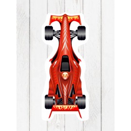 Özel Kesim Yarış Arabası Desenli Kaymaz Taban Paspas No: 185