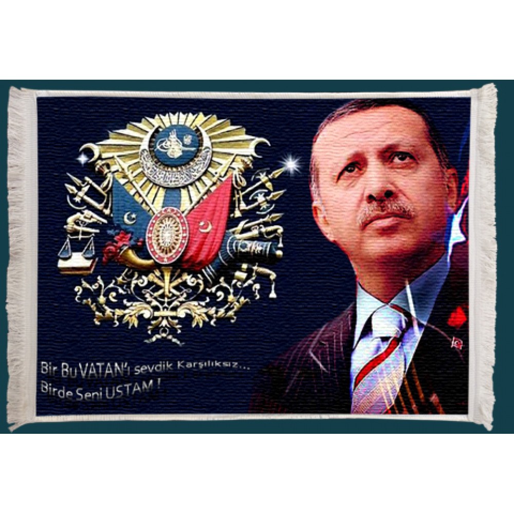 Recep Tayyip Erdoğan Duvar Kilimi No: 4