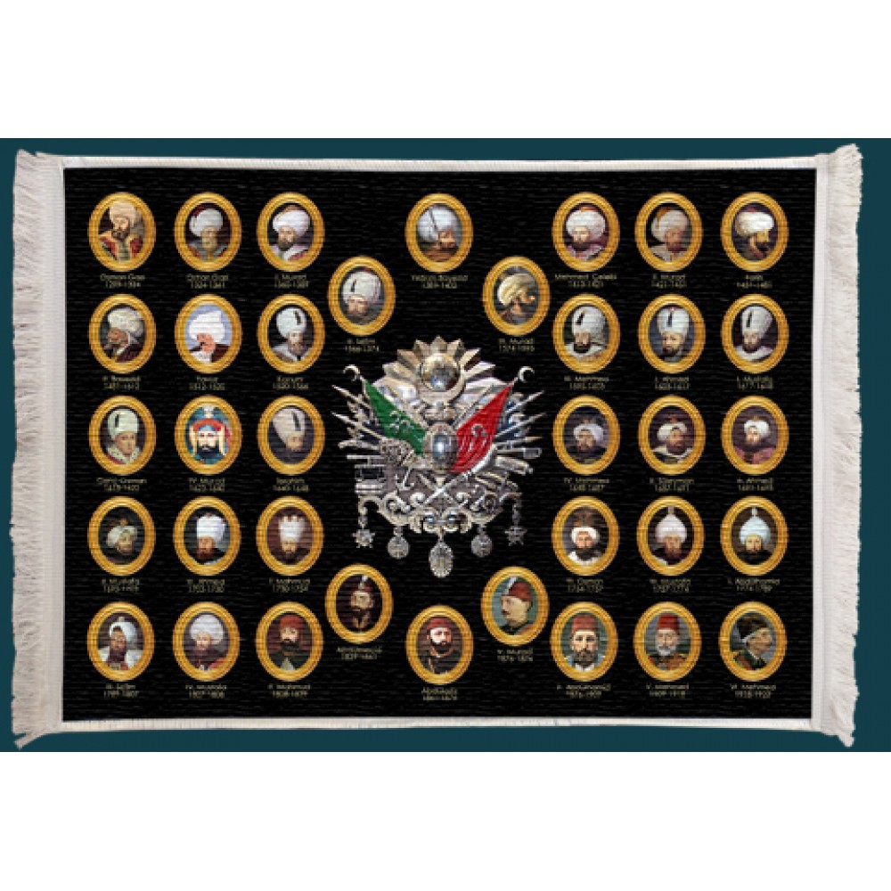 Osmanlı Padişahları Duvar Kilimi No: 1