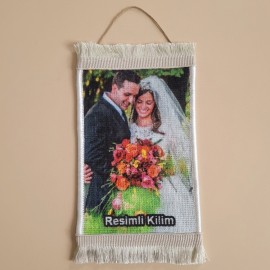 Kişiye Özel 20x30 cm Minyatür Duvar Kilimi