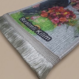 Kişiye Özel 20x30 cm Minyatür Duvar Kilimi