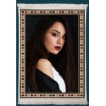 Resimli Kişiye Özel Saçaklı Kilim Desen No:5