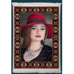 Resimli Kişiye Özel Saçaklı Kilim Desen No:6