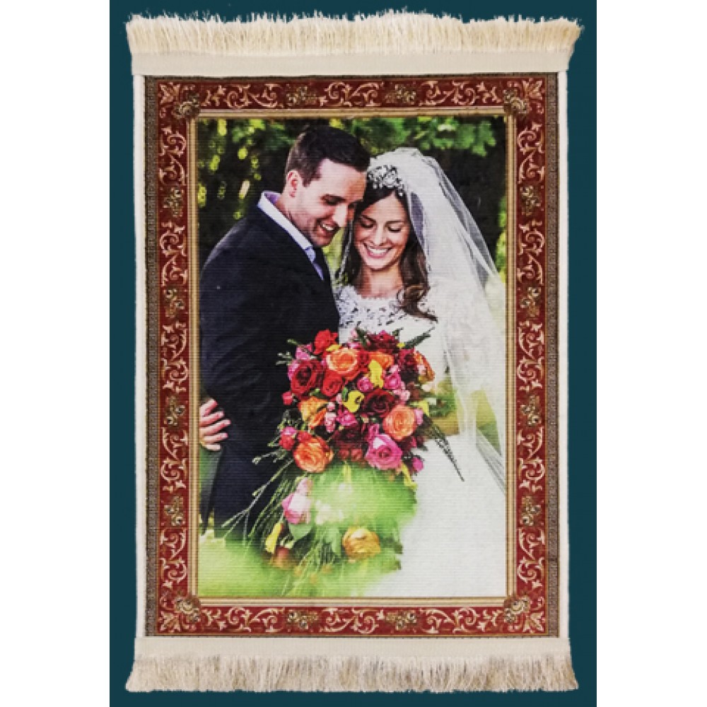 Resimli Kişiye Özel Saçaklı Kilim Desen No:12