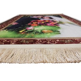 Resimli Kişiye Özel Saçaklı Kilim Desen No:12