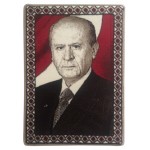 Devlet Bahçeli Halı Portresi 50 x 70 cm. No:1