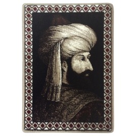 Fatih Sultan Mehmet Halı Portresi 50 x 70 cm. No:1