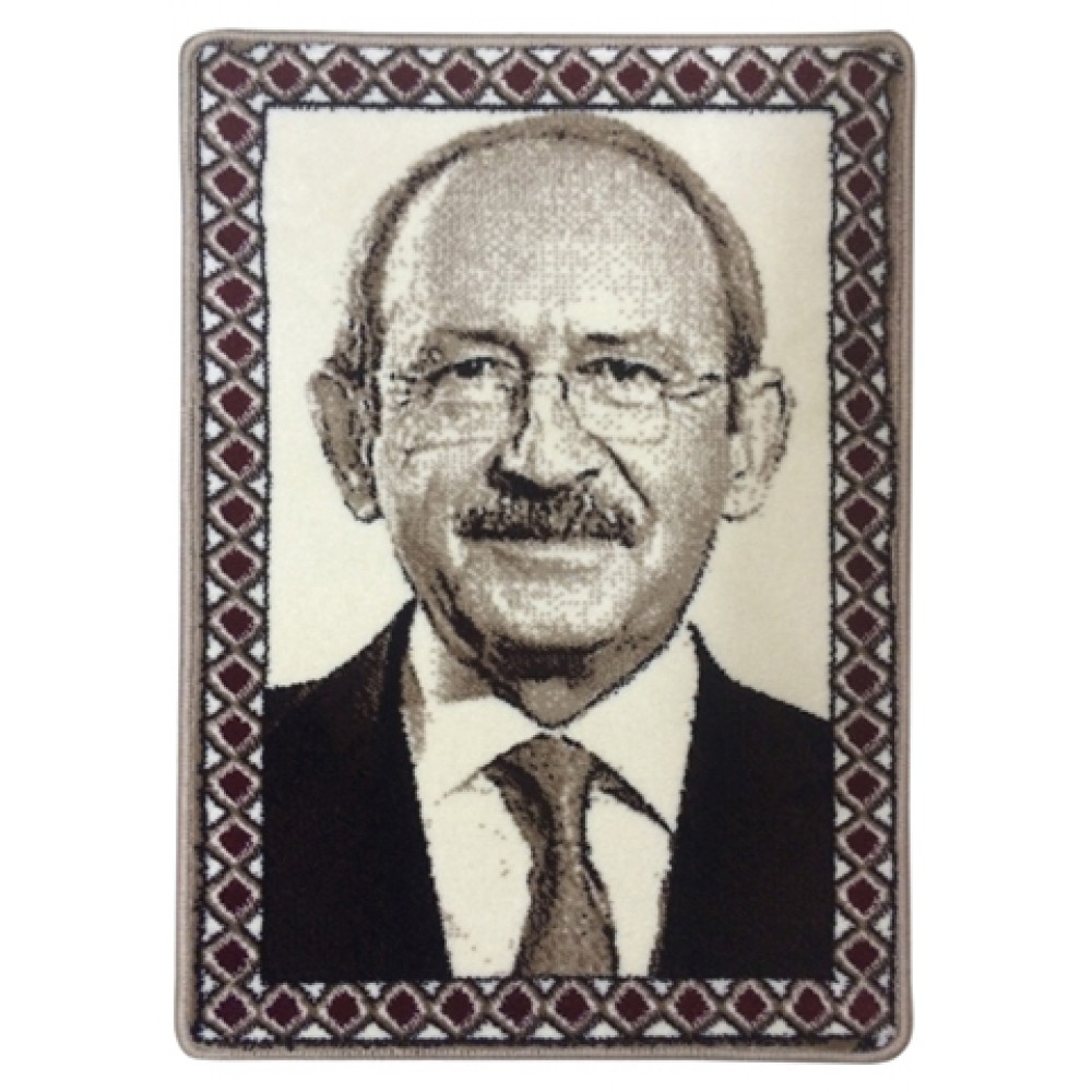 Kemal Kılıçdaroğlu Halı Portresi 50 x 70 cm. No:1
