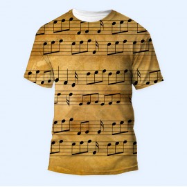 Bisiklet Yaka Baskılı Kısa Kollu Bayan Tişörtü No: 2560