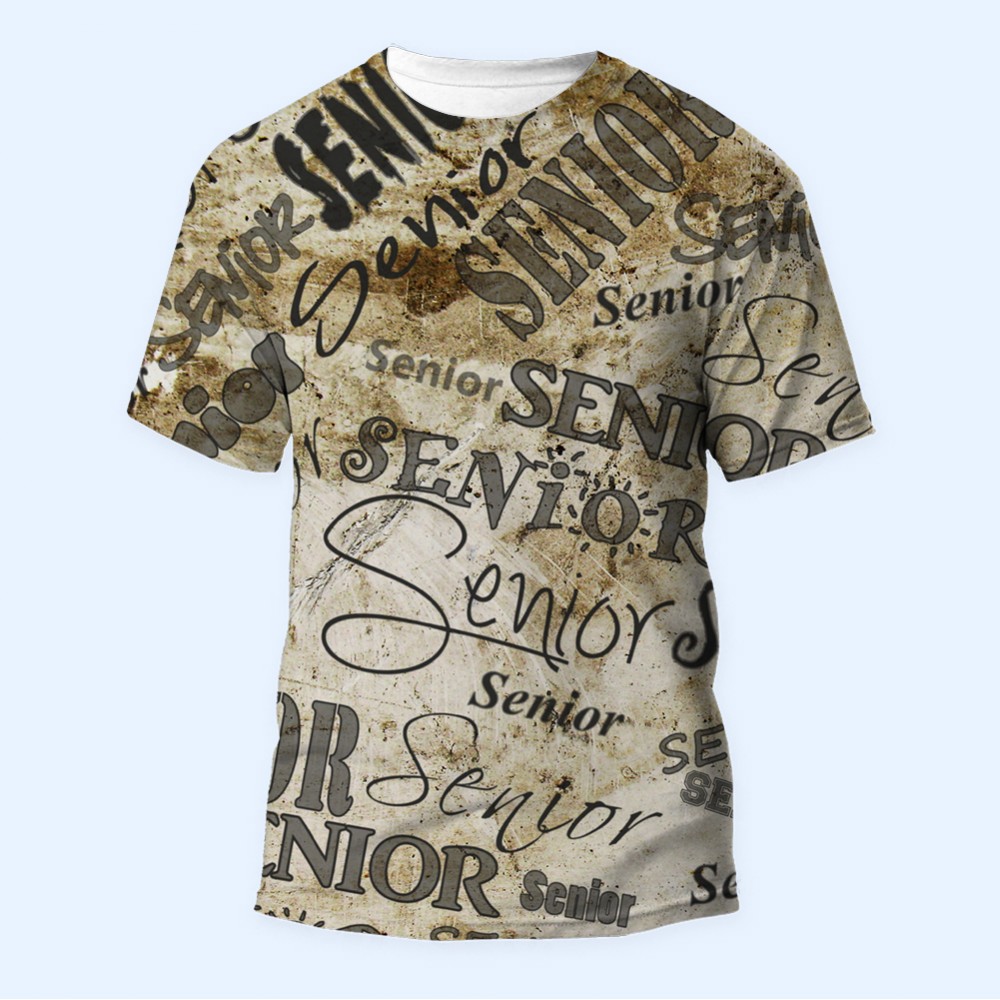 Bisiklet Yaka Baskılı Kısa Kollu Bayan Tişörtü No: 2959