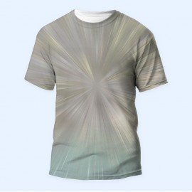 Bisiklet Yaka Baskılı Kısa Kollu Bayan Tişörtü No: 2965