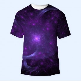 Bisiklet Yaka Baskılı Kısa Kollu Bayan Tişörtü No: 3141