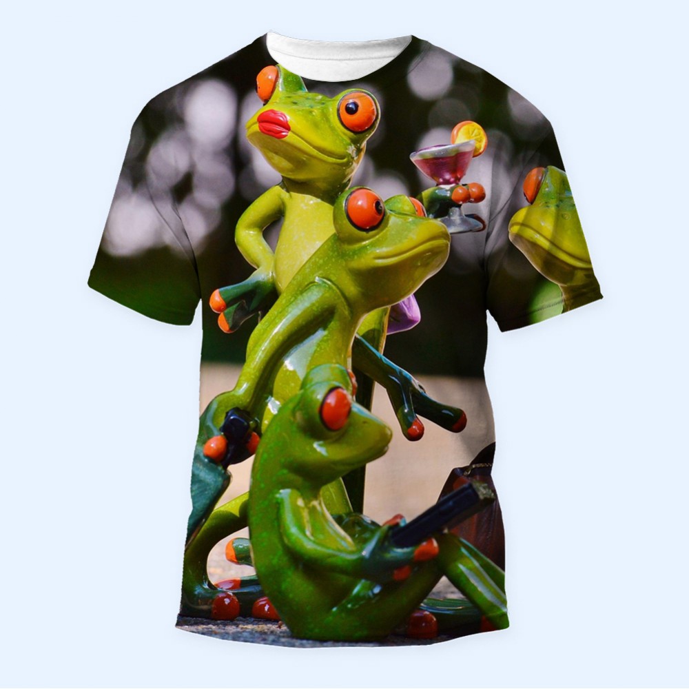 Bisiklet Yaka Baskılı Kısa Kollu Bayan Tişörtü No: 3165