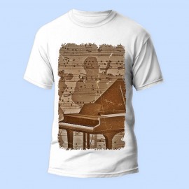 Bisiklet Yaka Baskılı Kısa Kollu Erkek Tişörtü No: 2336