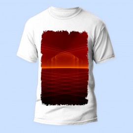 Bisiklet Yaka Baskılı Kısa Kollu Erkek Tişörtü No: 2374