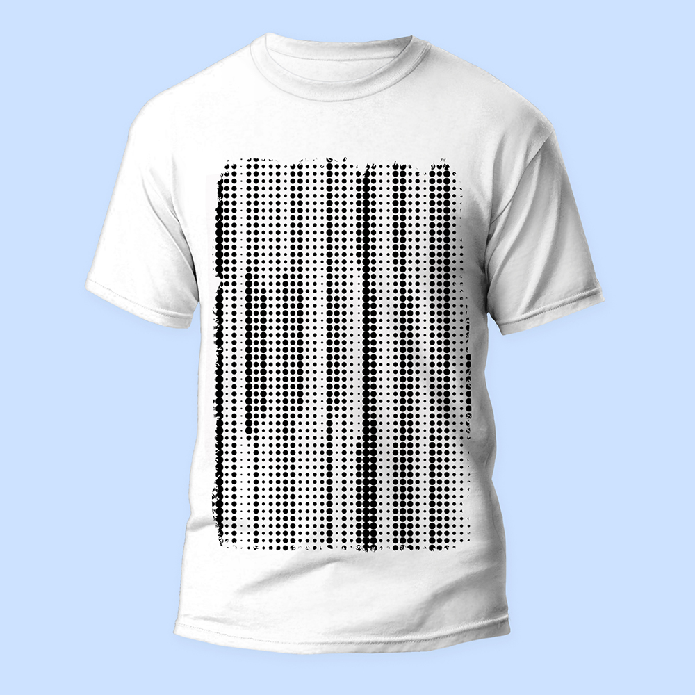 Bisiklet Yaka Baskılı Kısa Kollu Erkek Tişörtü No: 2565