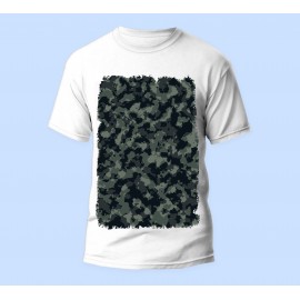 Bisiklet Yaka Baskılı Kısa Kollu Erkek Tişörtü No: 2788