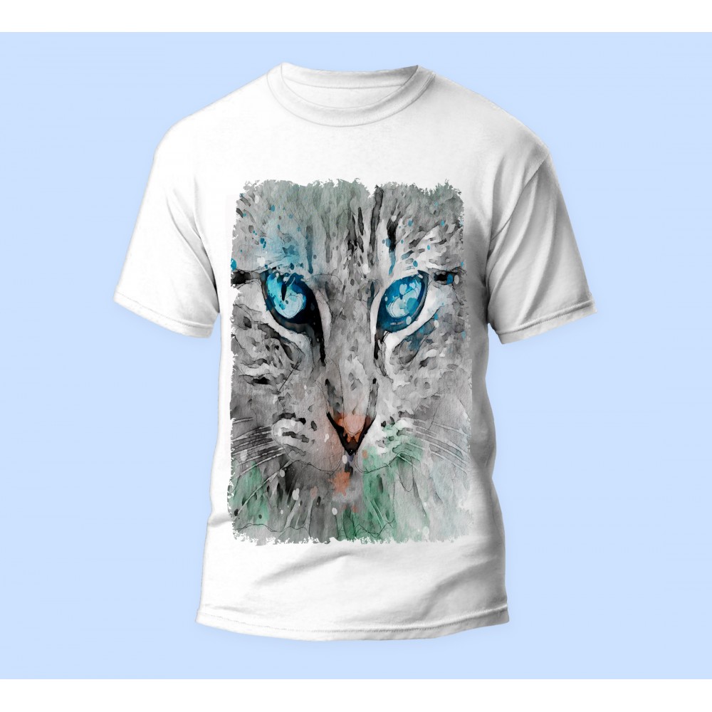 Bisiklet Yaka Baskılı Kısa Kollu Erkek Tişörtü No: 2836