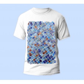 Bisiklet Yaka Baskılı Kısa Kollu Erkek Tişörtü No: 2893