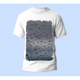 Bisiklet Yaka Baskılı Kısa Kollu Erkek Tişörtü No: 3038