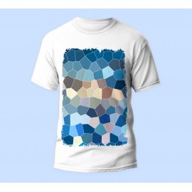 Bisiklet Yaka Baskılı Kısa Kollu Erkek Tişörtü No: 3495