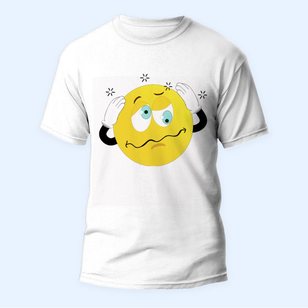 Bisiklet Yaka Baskılı Kısa Kollu Erkek Tişörtü No: 3666