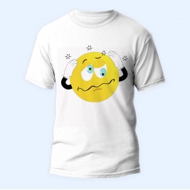 Bisiklet Yaka Baskılı Kısa Kollu Erkek Tişörtü No: 3666