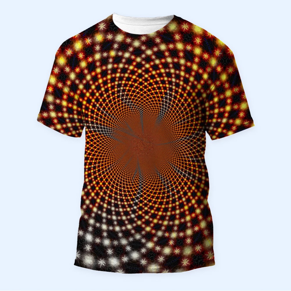 Bisiklet Yaka Baskılı Kısa Kollu Erkek Tişörtü No: 3715