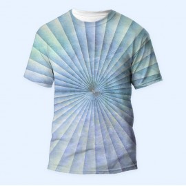 Bisiklet Yaka Baskılı Kısa Kollu Erkek Tişörtü No: 3752