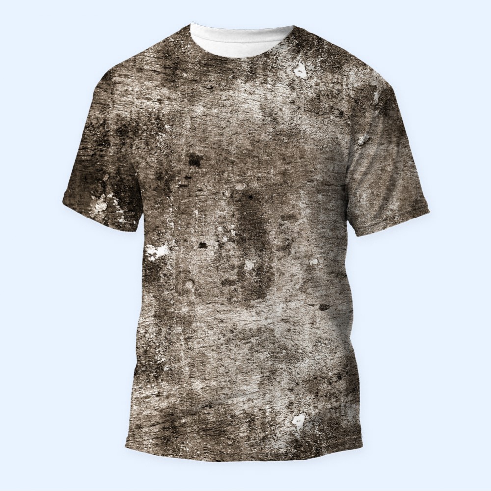 Bisiklet Yaka Baskılı Kısa Kollu Erkek Tişörtü No: 3867